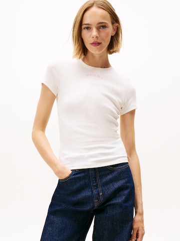 Tommy Jeans Póló 'WESTERN' - fehér: elől