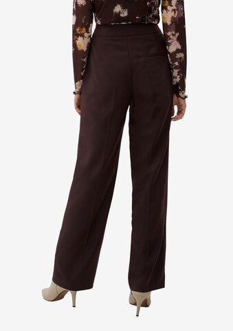 s.Oliver BLACK LABEL Regular Pleated Pants in Red