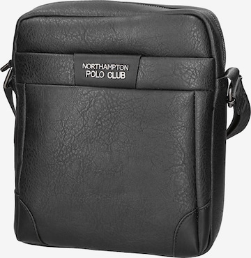 Borsa a tracolla di Northampton Polo Club in nero: frontale