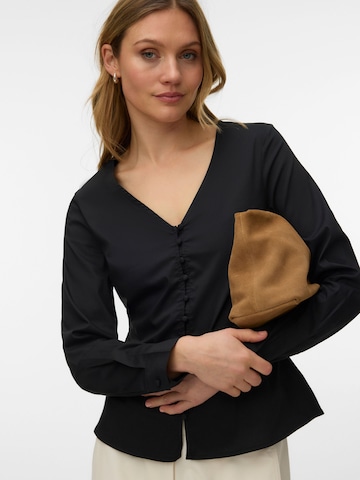 Camicia da donna 'AWALVA' di VERO MODA in nero: frontale