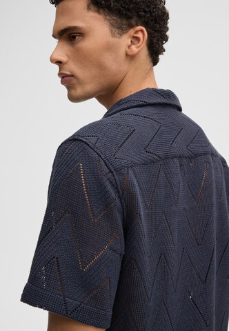 STRELLSON Regular Fit Hemd 'Clint' in Blau