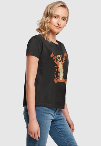 ABSOLUTE CULT Shirt 'Winnie The Pooh - Tigger' in Black