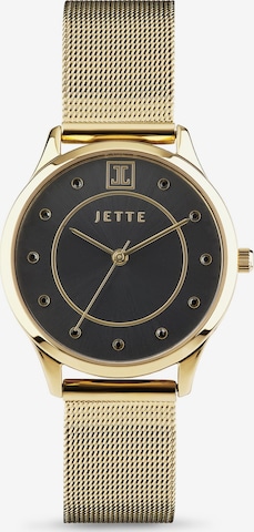 JETTE Analog Watch in Gold: front
