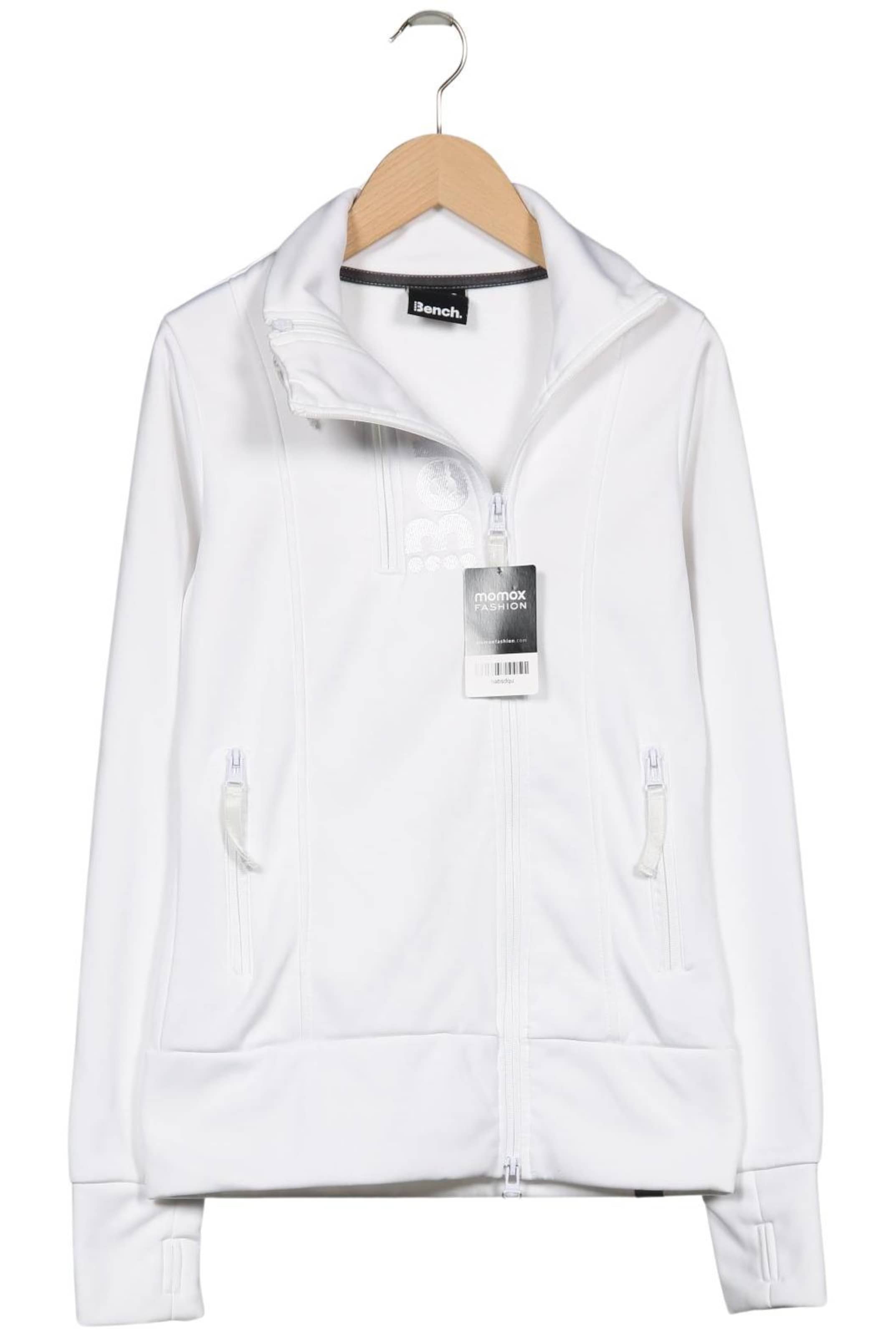 BENCH Sweatshirt & Zip-Up Hoodie in S in White: front