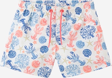 MANGO KIDS Uimashortsit 'PORTOBB' värissä valkoinen: etupuoli