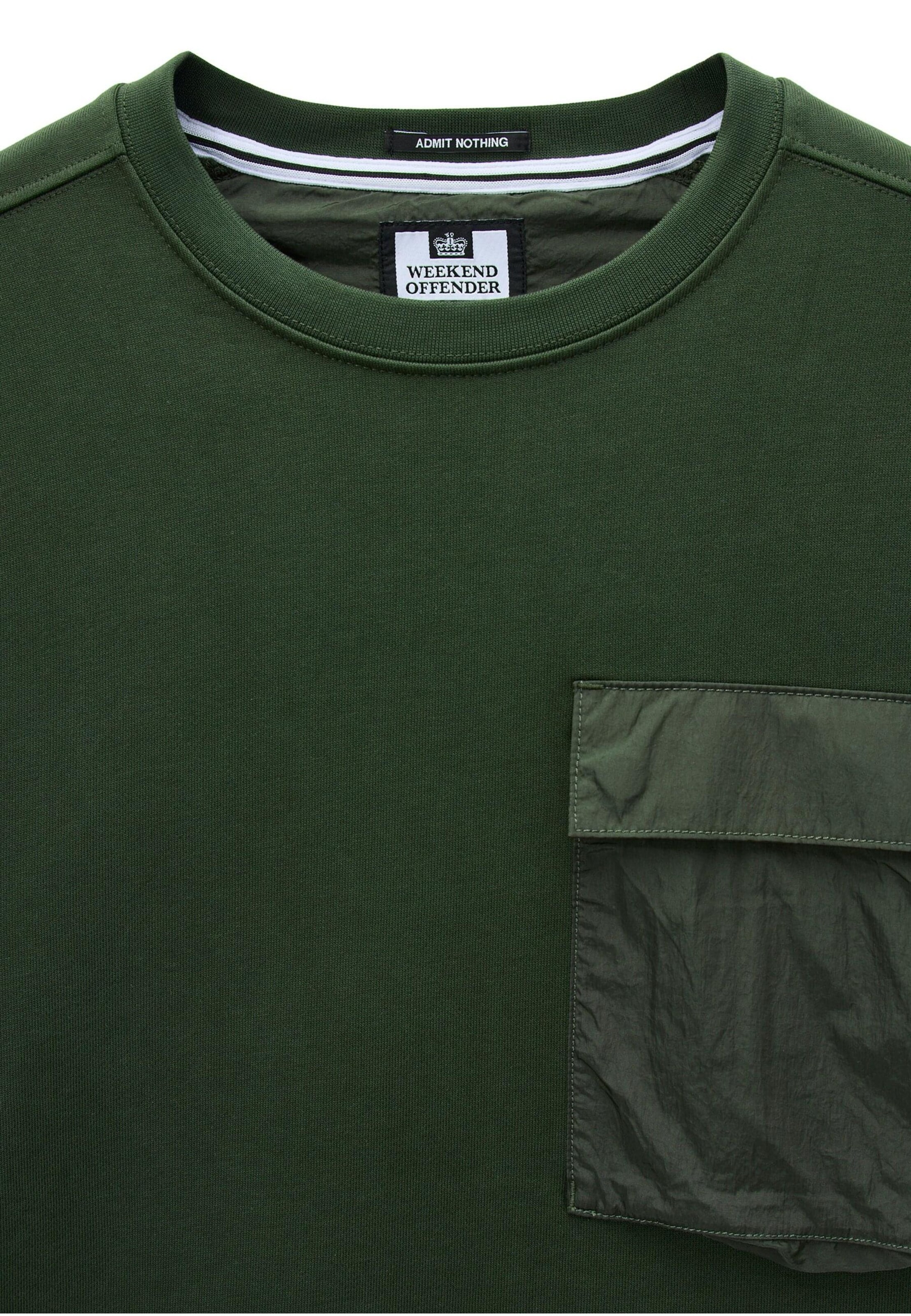 Sweat-shirt 'Neve' Weekend Offender en vert