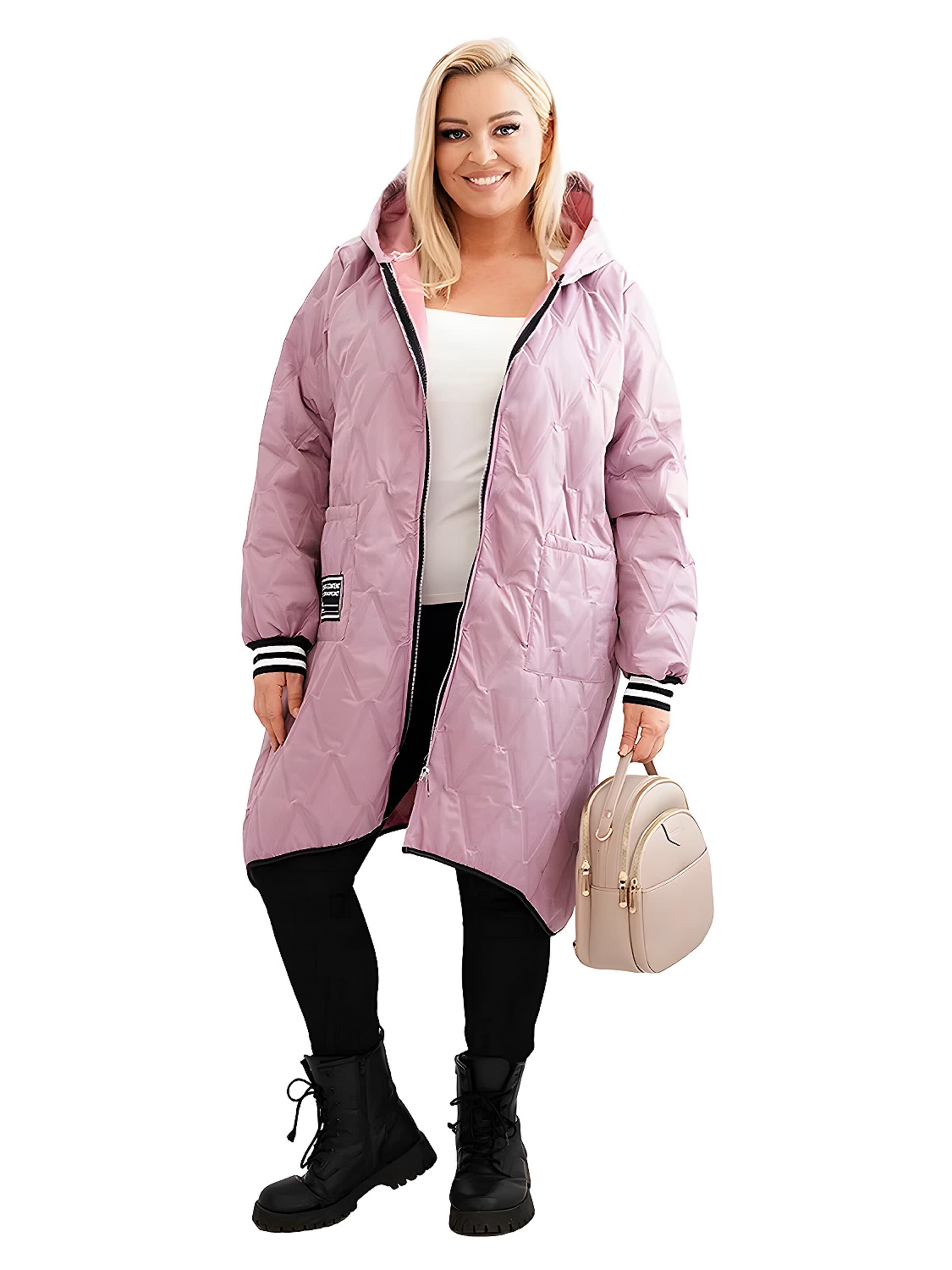 Lumera Tussenmantel in Roze: voorkant
