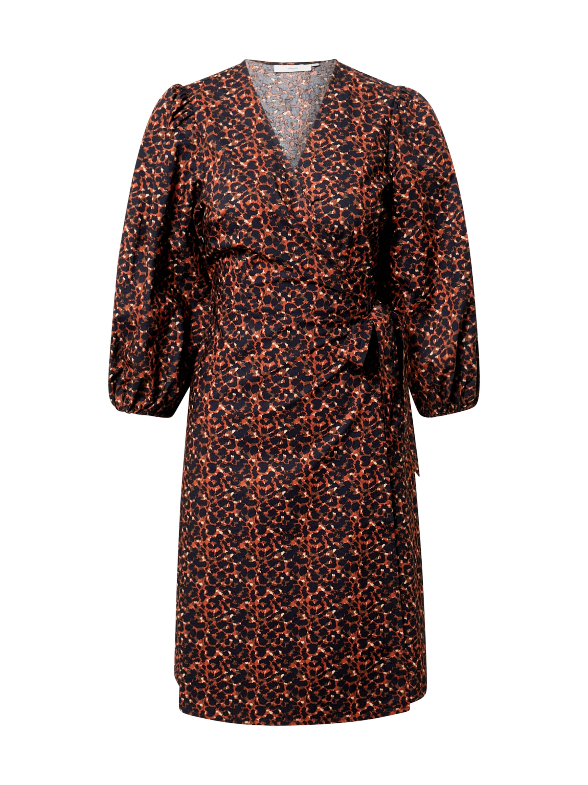 minimum Φόρεμα 'Lenelia' σε μπλε νύχτας / καφέ / καραμέλα, Άποψη προϊόντος