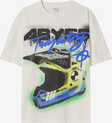 Bershka Paita värissä valkoinen: etupuoli