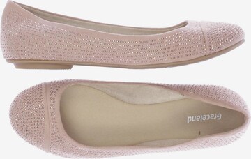 Graceland Flats & Loafers in 37 in Pink: front