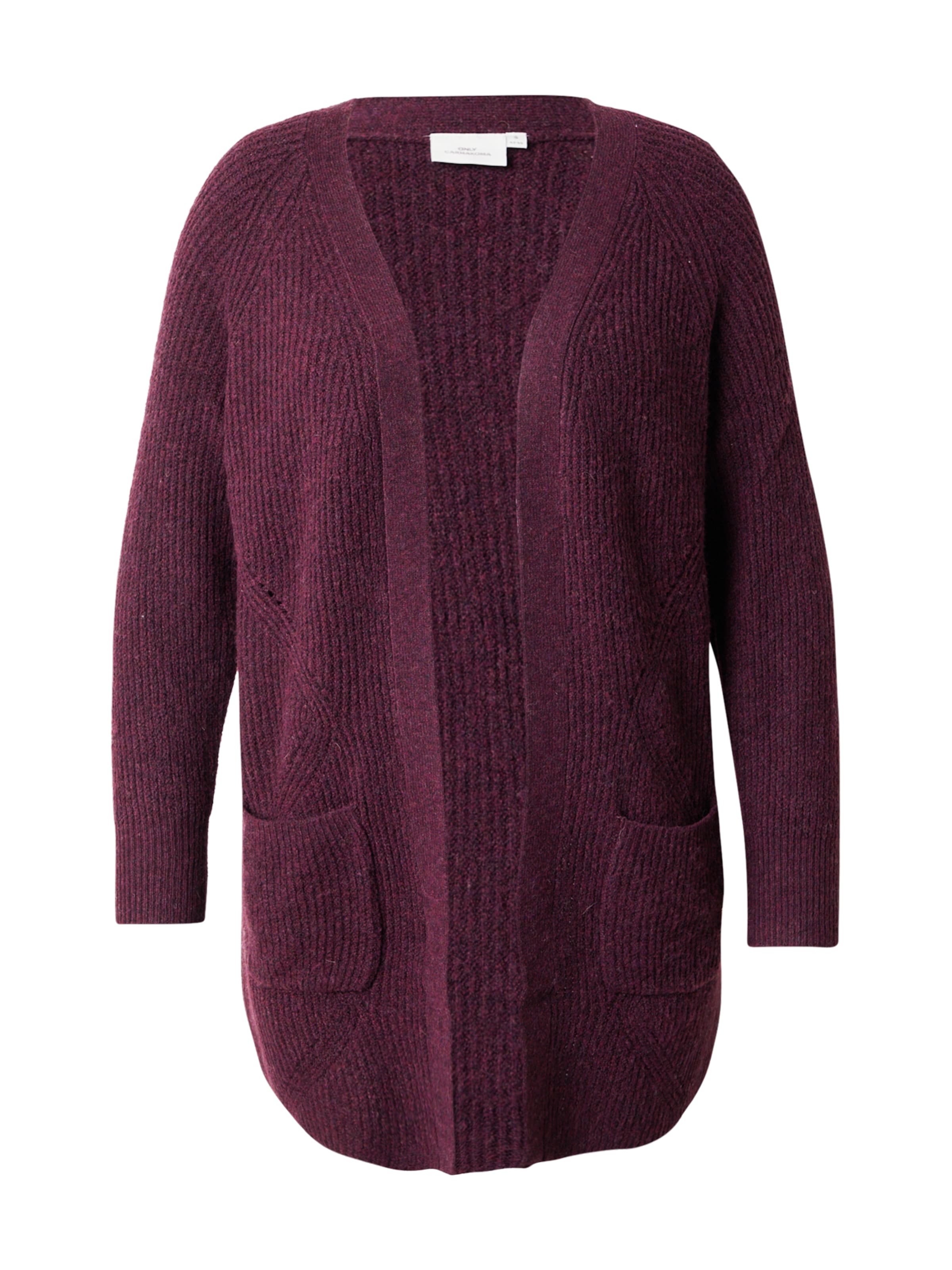 ONLY Carmakoma Knit Cardigan 'CARWHITNEY' in Blackberry, Item view