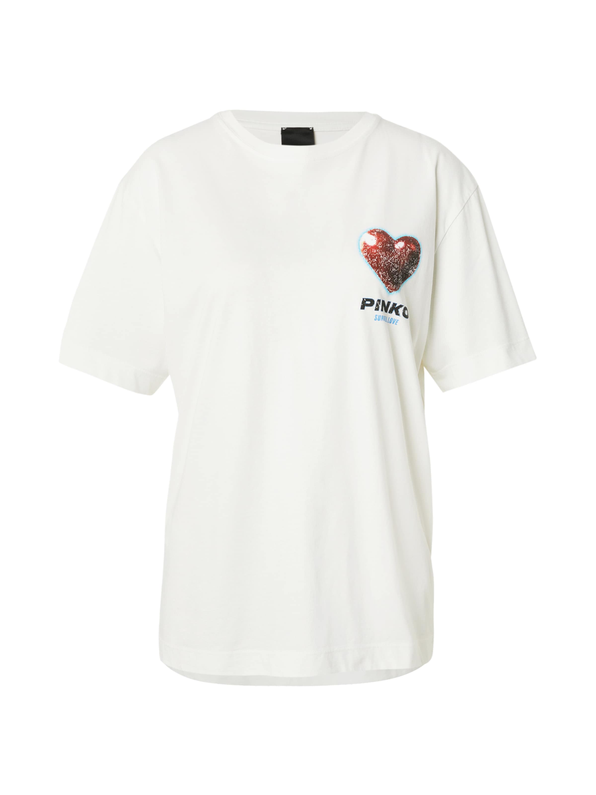 PINKO Μπλουζάκι 'STREPITOSO' σε λευκό: μπροστά