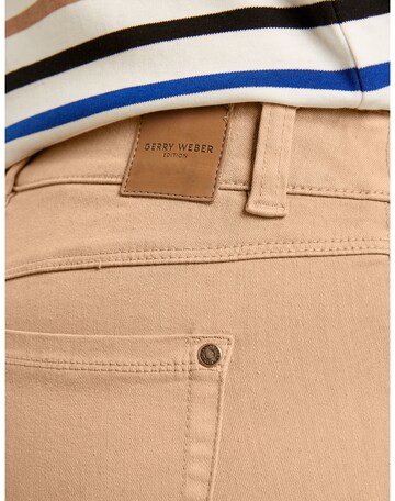 GERRY WEBER Slimfit Jeans 'Best4me' in Braun