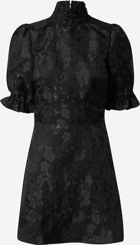 Robe-chemise 'Jacqueline' Ema Louise x ABOUT YOU en noir : devant