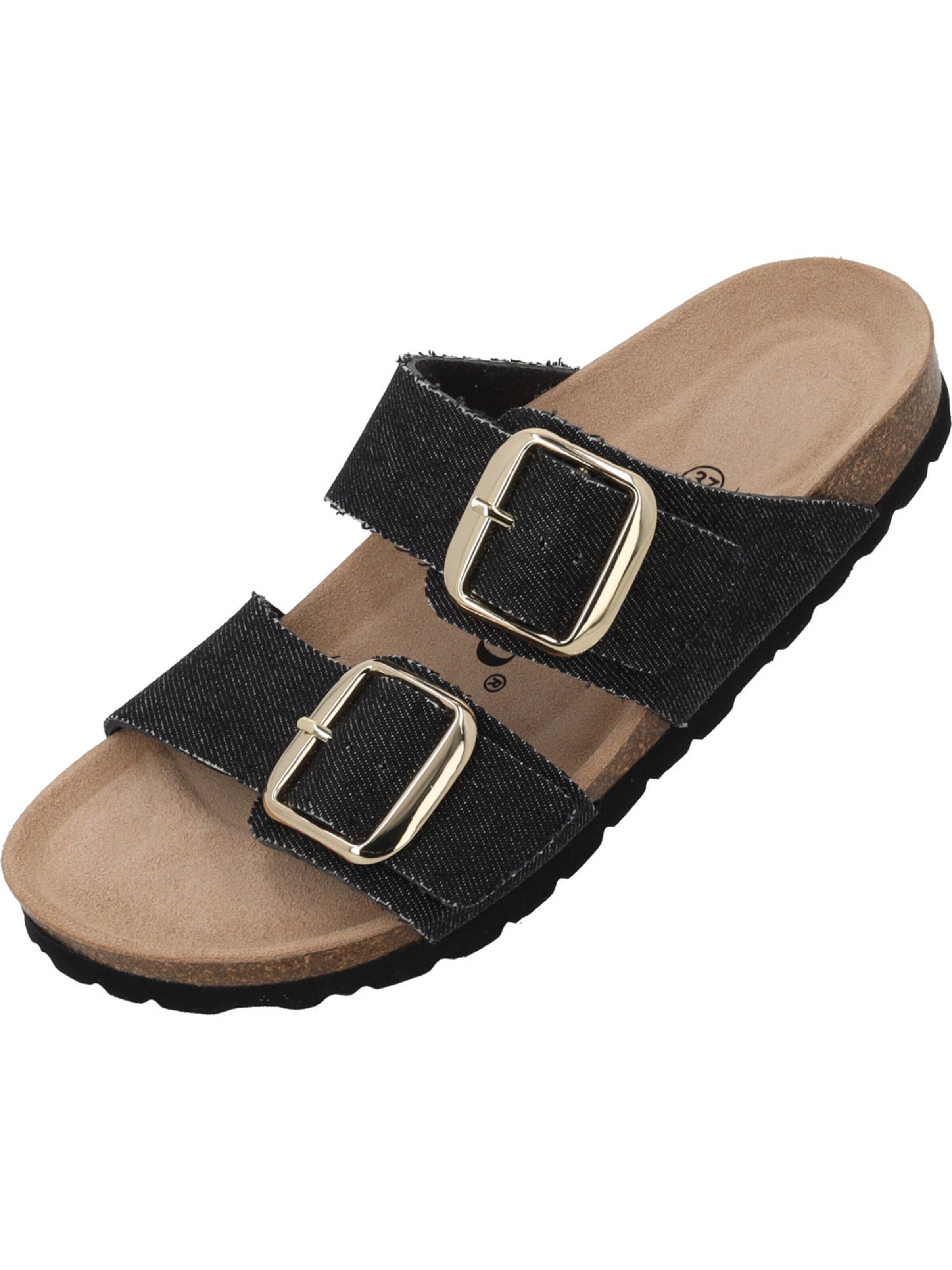 Palado Sandale 'Palado Samos GS Jeans'‌‌‌‌ in Schwarz: Vorderseite