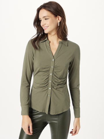 Esqualo Blouse in Groen: voorkant