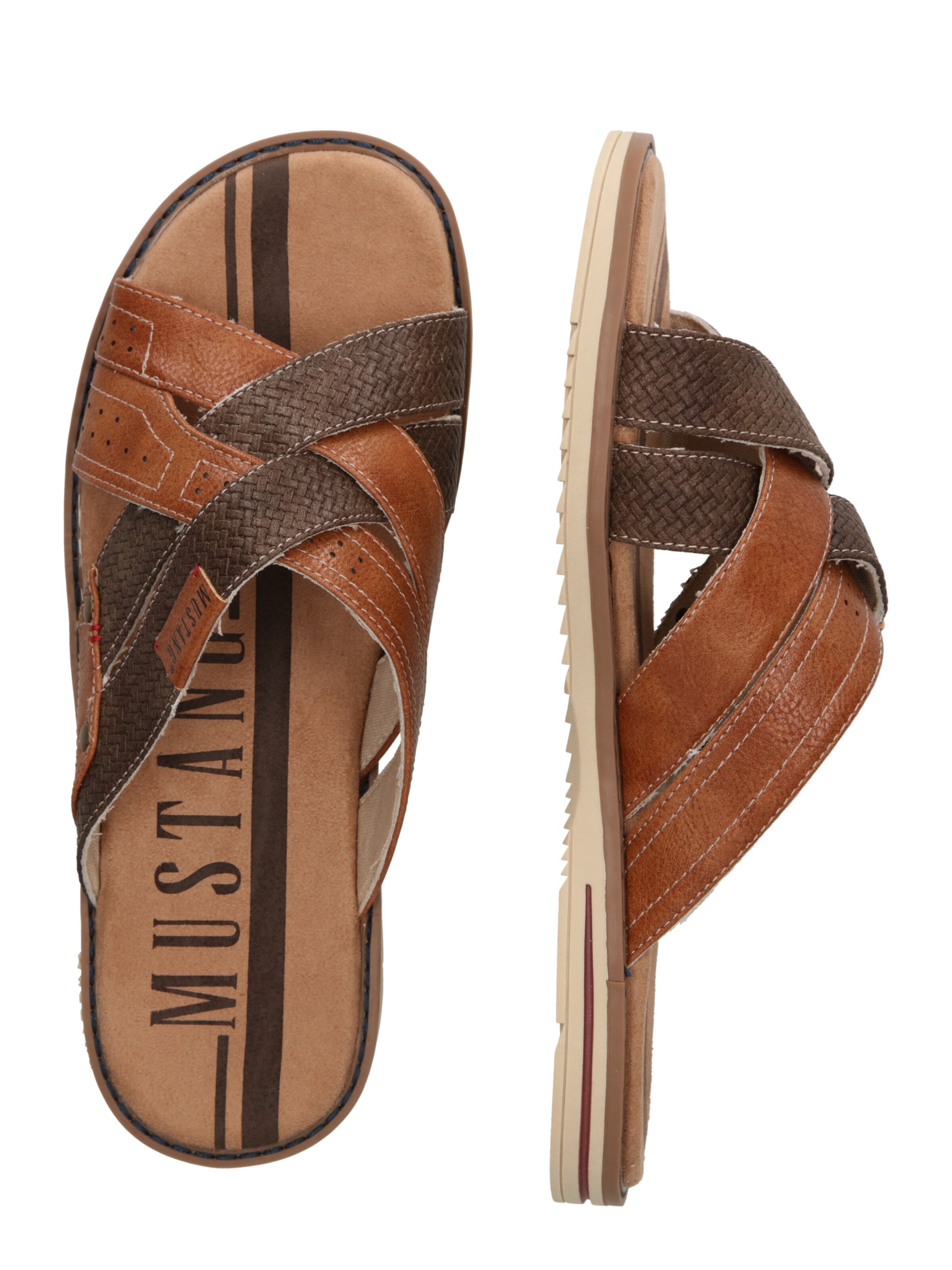 MUSTANG Mules in Brown