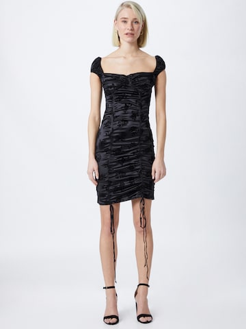 Motel Cocktail Dress 'Sinora' in Black: front