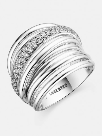 Luxenter Ring 'Aslor' i sølv: forside