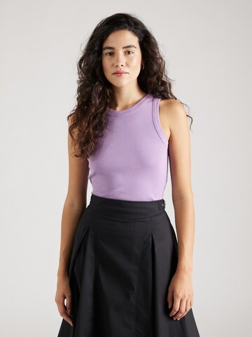 DRYKORN Top 'OLINA' in Lila: Vorderseite