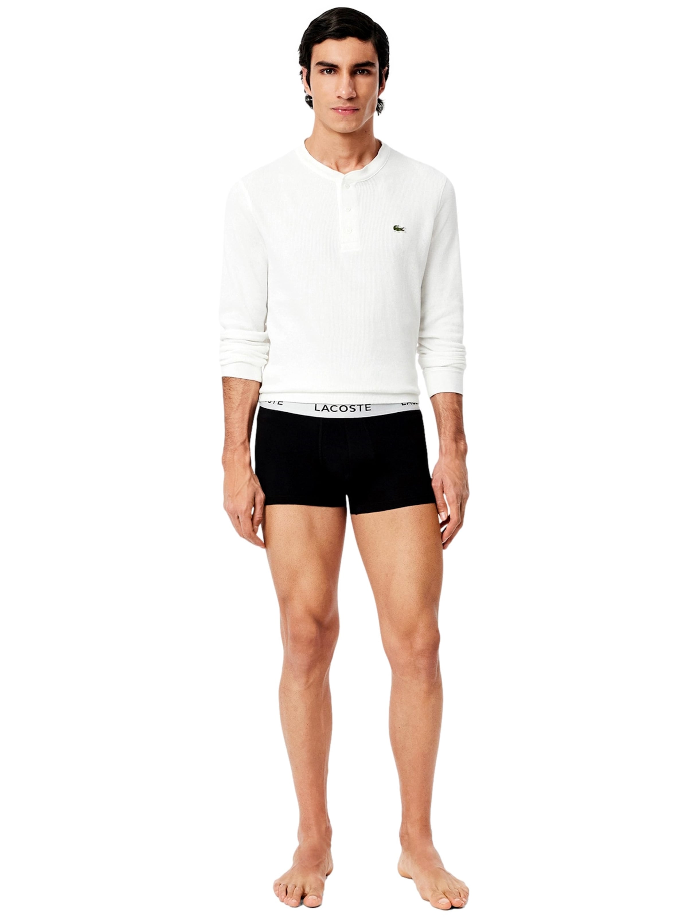 LACOSTE Boxershorts in Schwarz