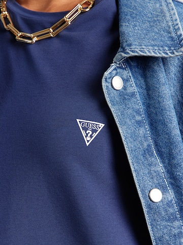 Tricou 'CALEB HERO' de la GUESS pe albastru