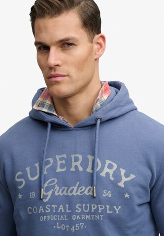 Superdry & Co Sweatshirt 'Lo-Fi Dockside' in Blauw
