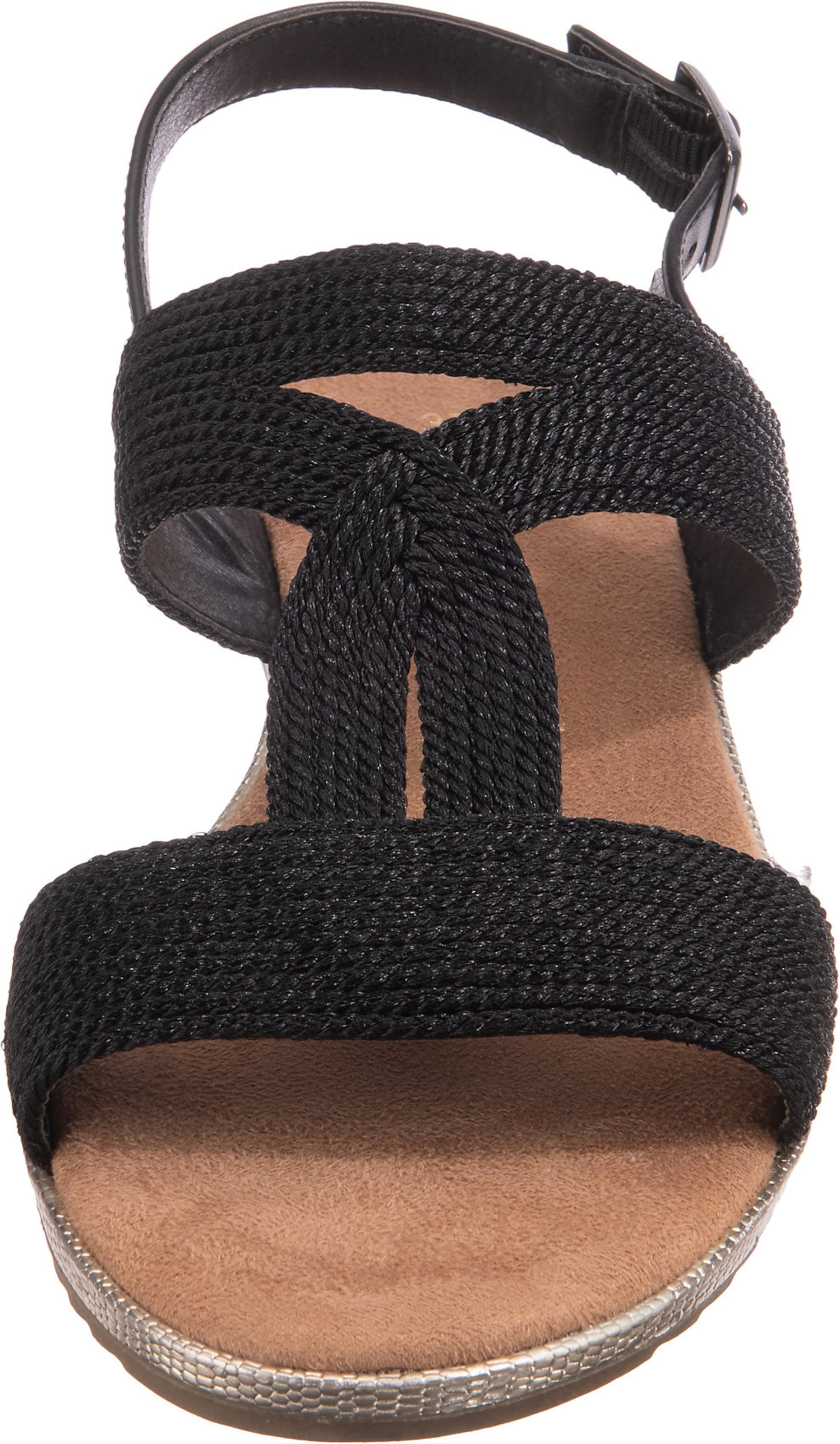 JANE KLAIN Sandale in Schwarz