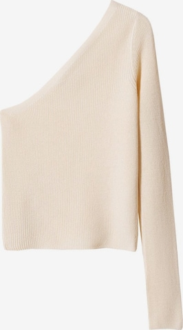 MANGO Sweater in Beige: front