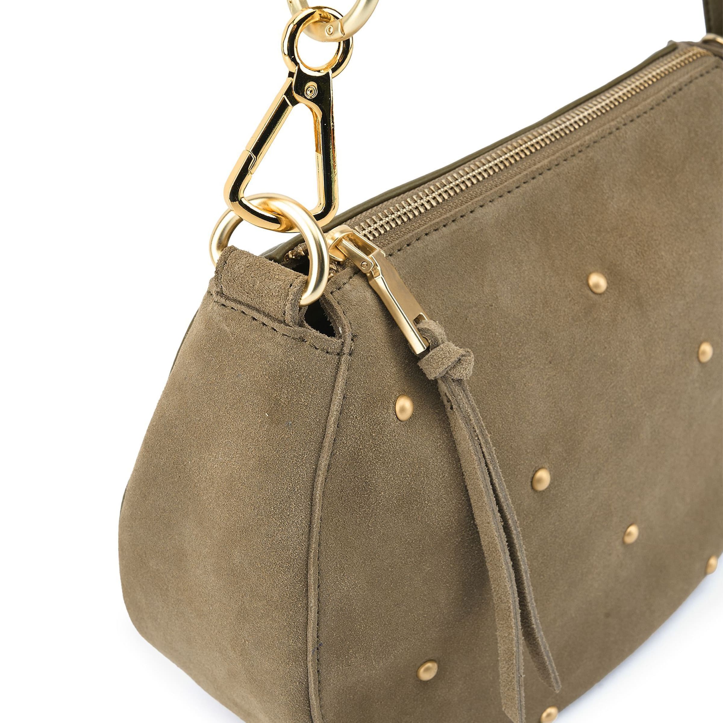 FREDsBRUDER Shoulder bag 'The Beaded One' in Green