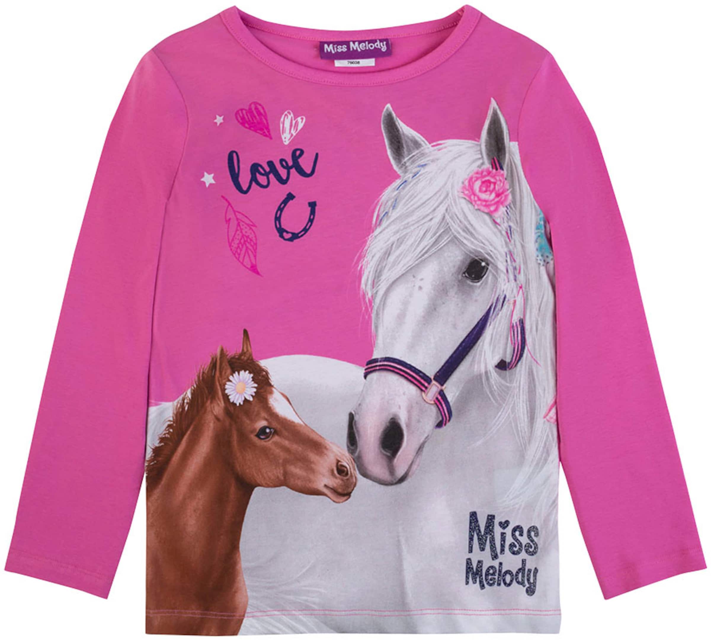 Miss Melody Shirt in Pink: Vorderseite
