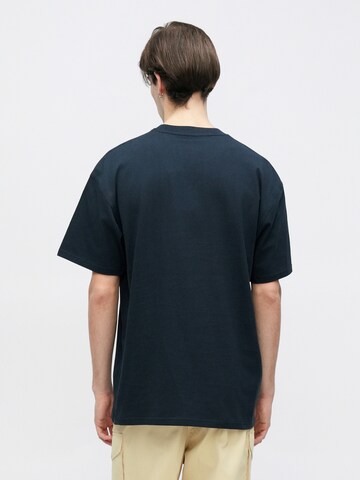 Carhartt WIP T-Shirt 'American Script' in Blau