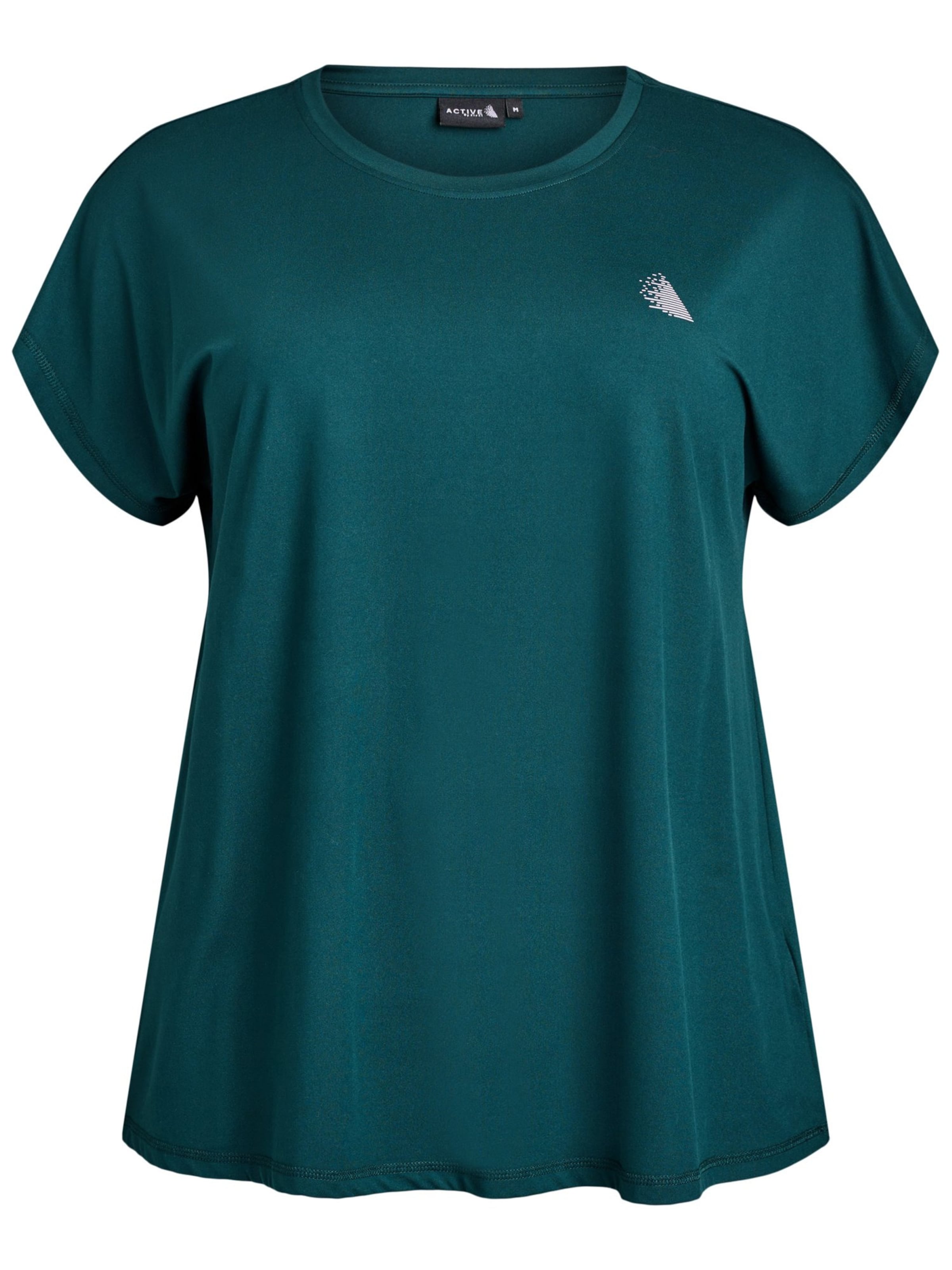 Zizzi Тениска 'Abasic' в зелено: отпред