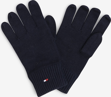 TOMMY HILFIGER Full finger gloves in Blue: front