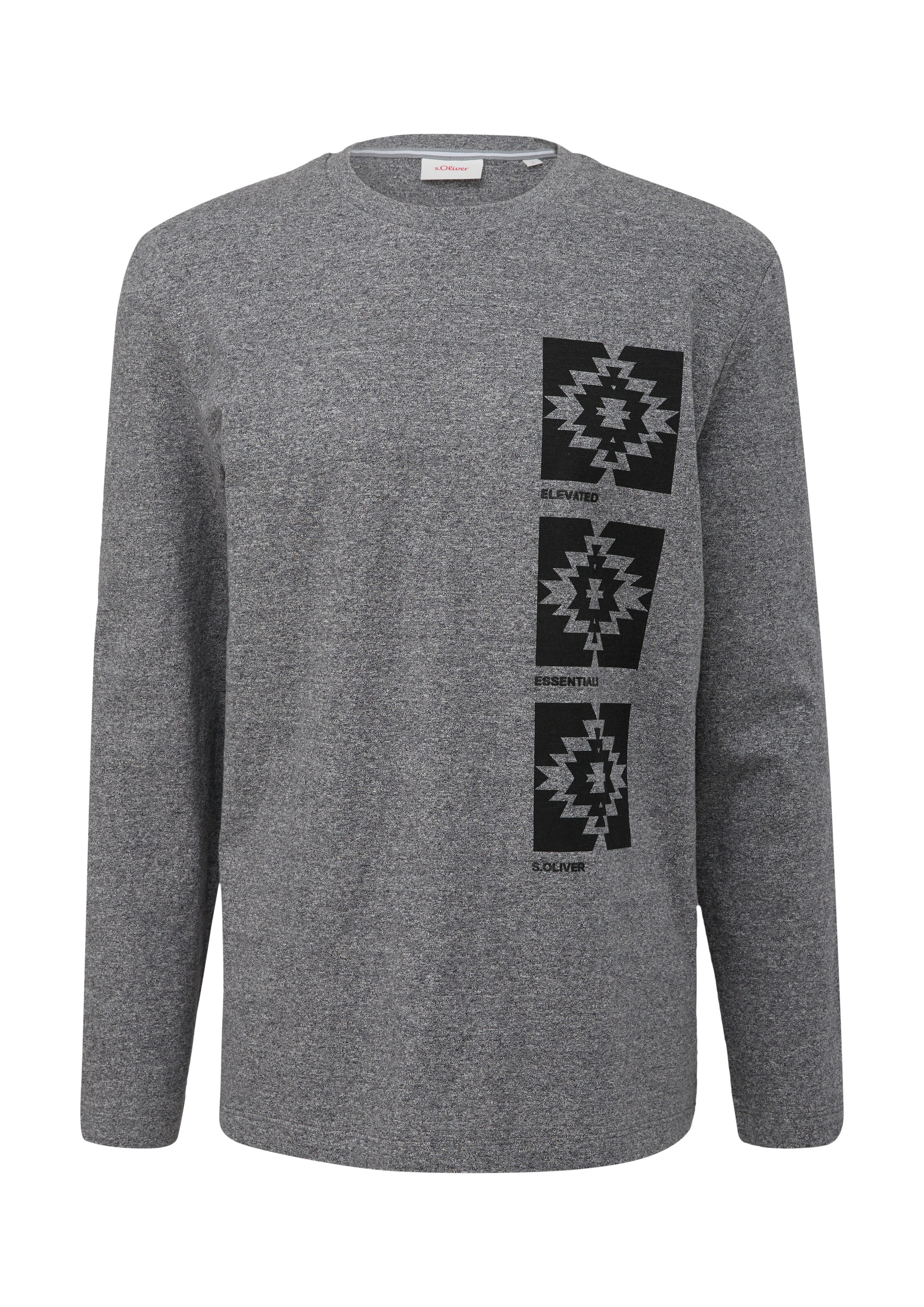 s.Oliver Shirt in Grijs: voorkant