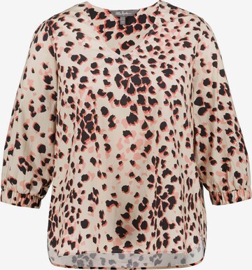 Ulla Popken Blouse in Bruin: voorkant