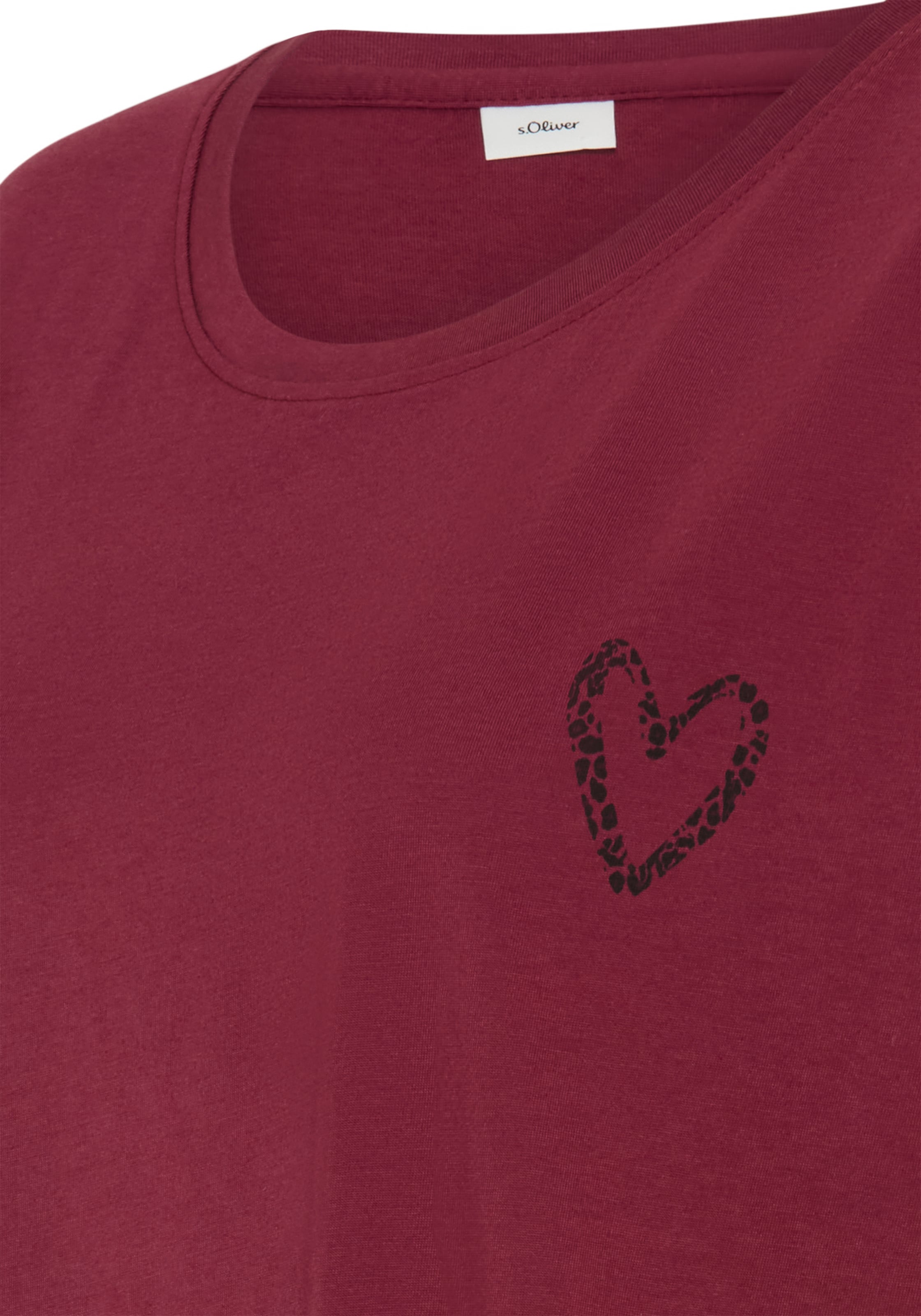 Camicia da notte di s.Oliver in rosso