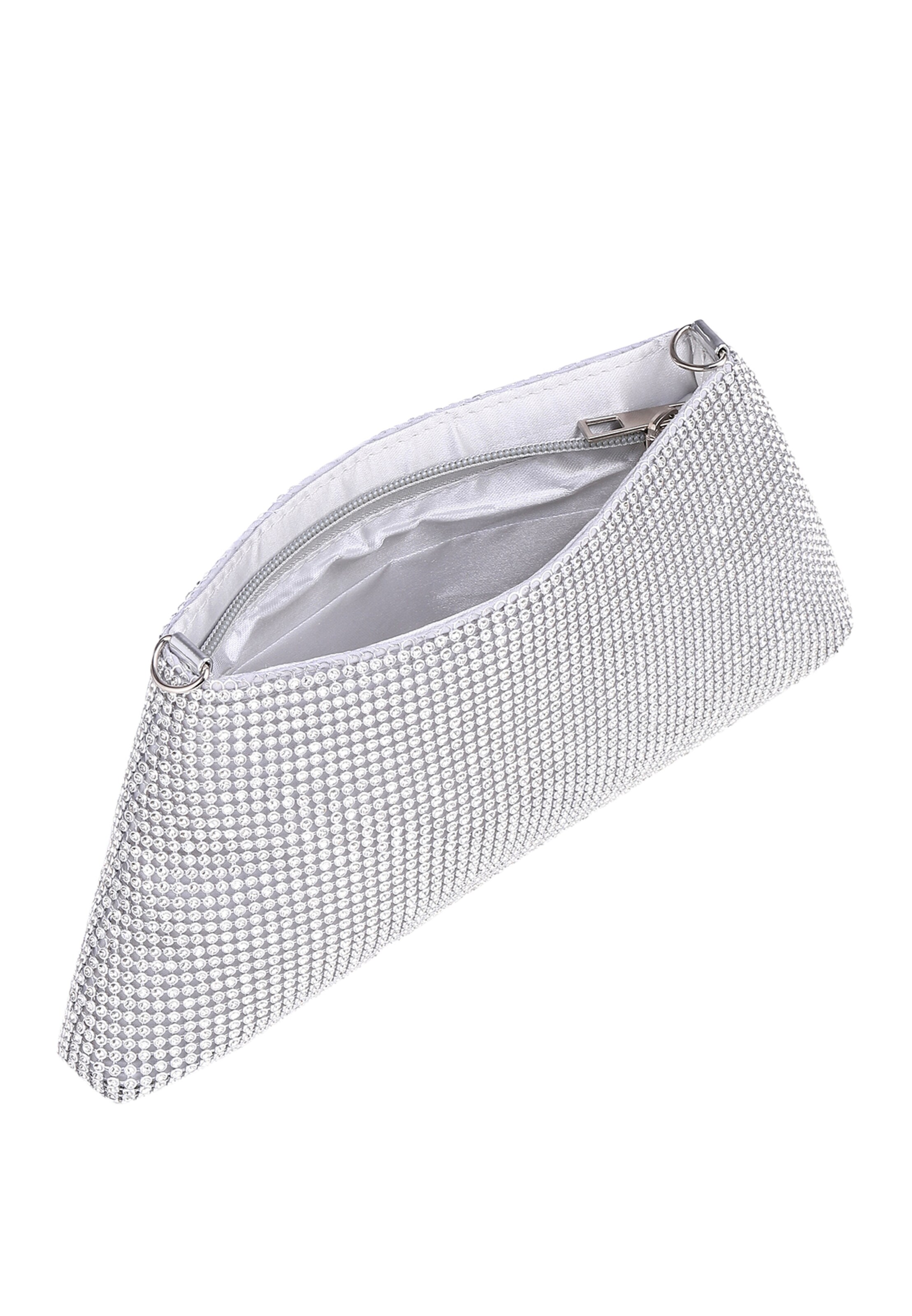 NAEMI Clutch in Silver