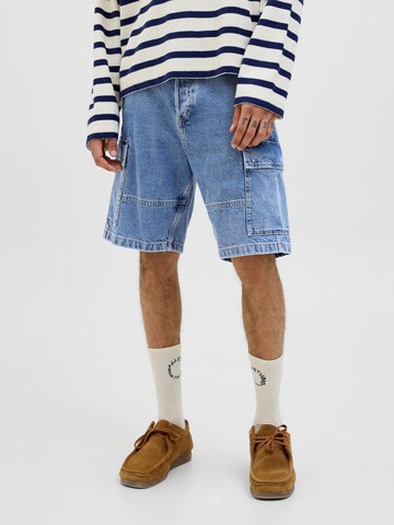 Baggy Jeans cargo di JACK & JONES in blu: frontale