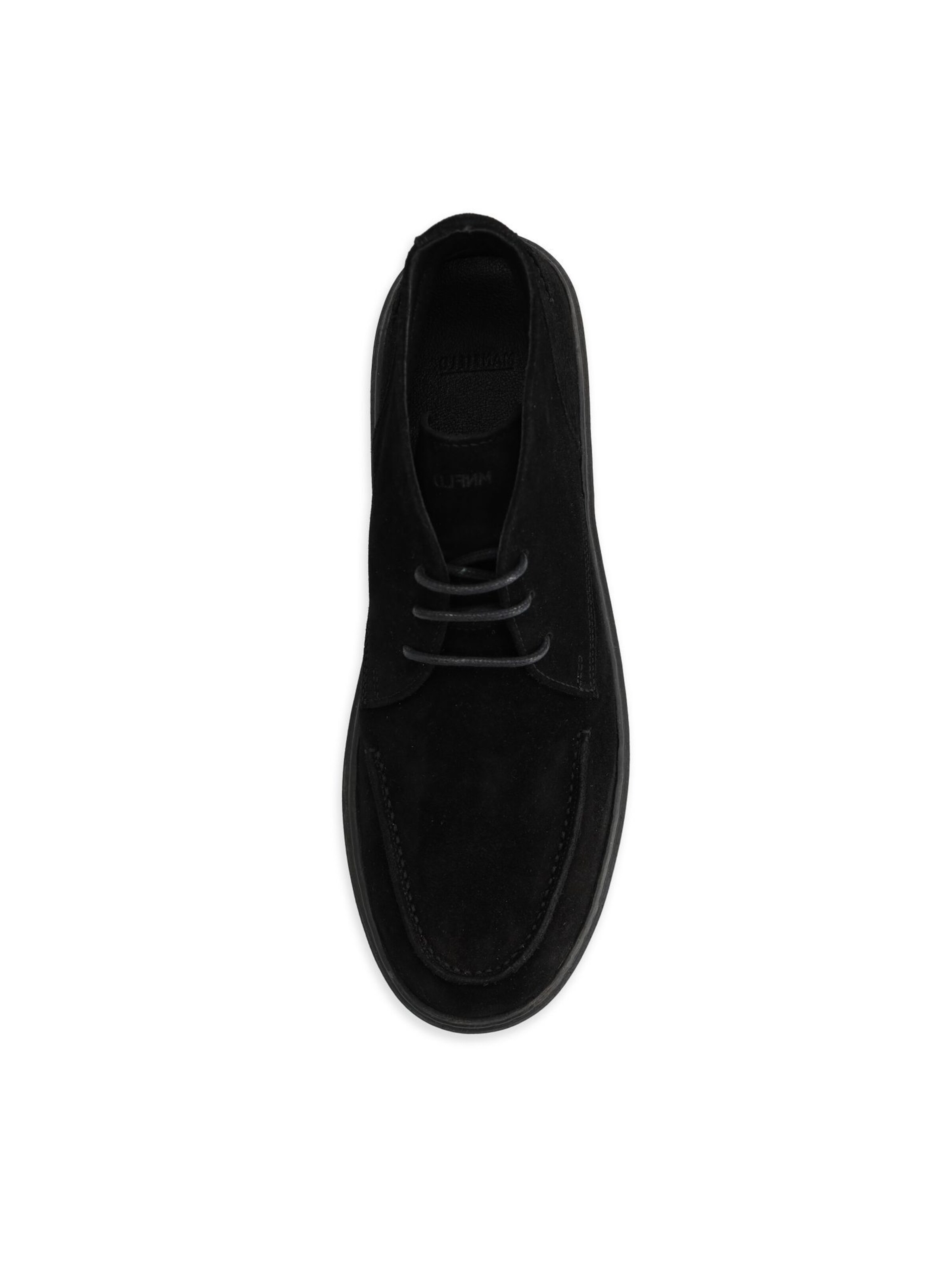 MANFIELD Lace-Up Boots in Black