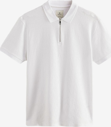 T-Shirt Next en blanc : devant