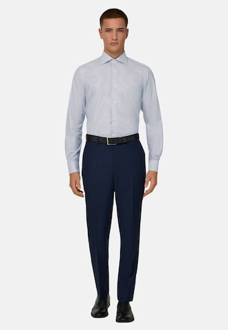 Coupe slim Chemise Boggi Milano en bleu