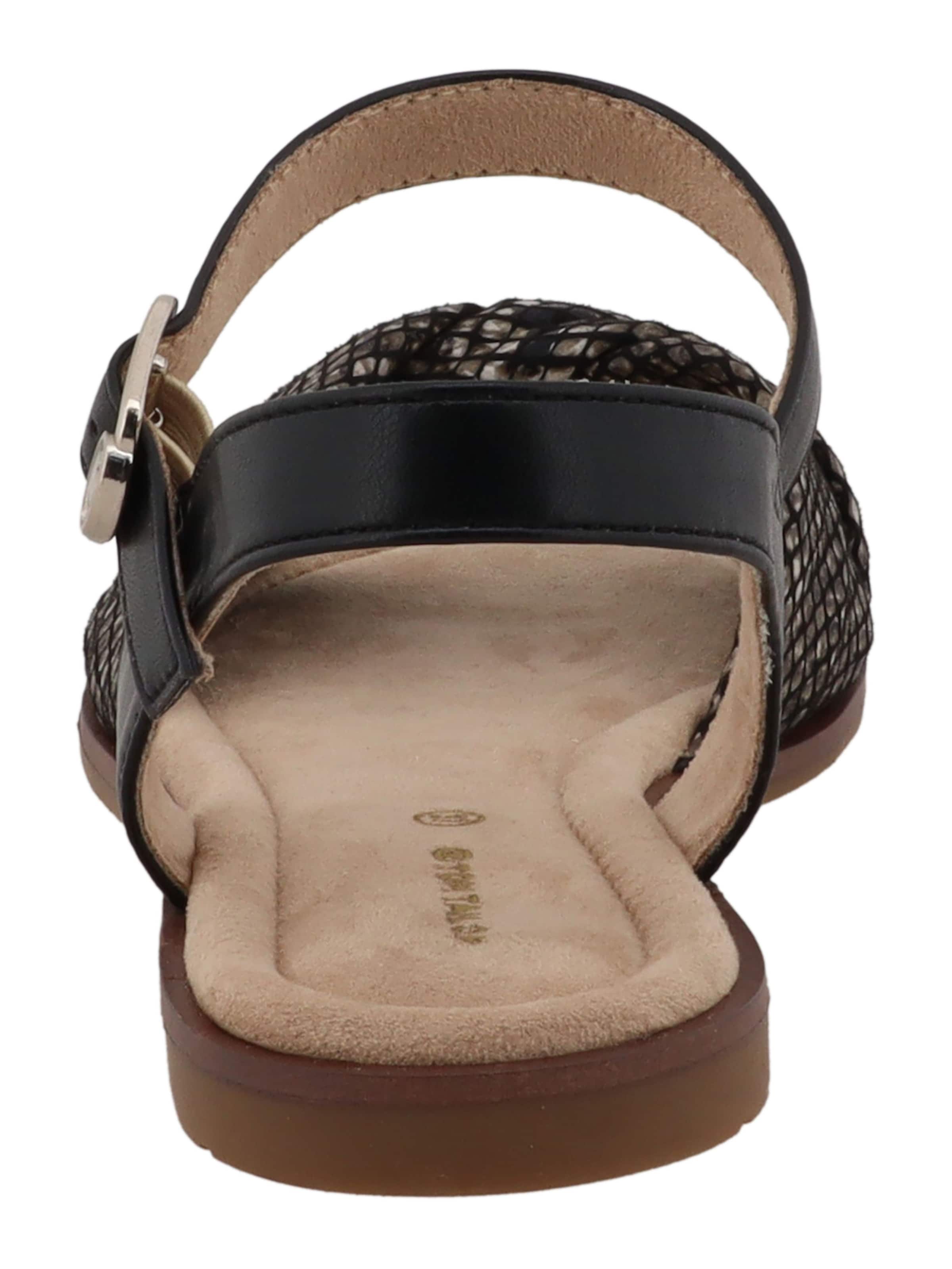 TOM TAILOR Sandały w kolorze czarny