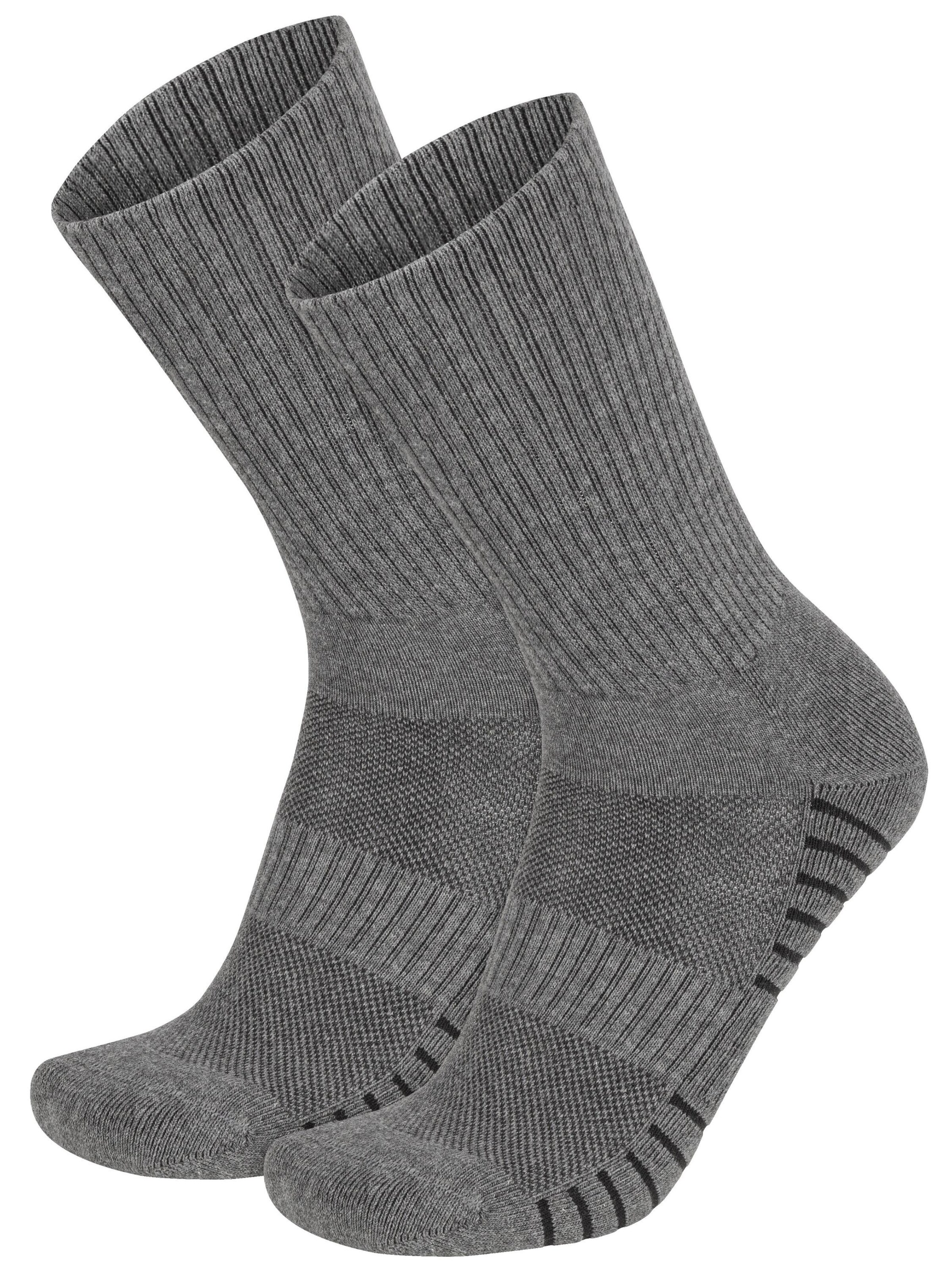 Chaussettes de sport normani en gris : devant