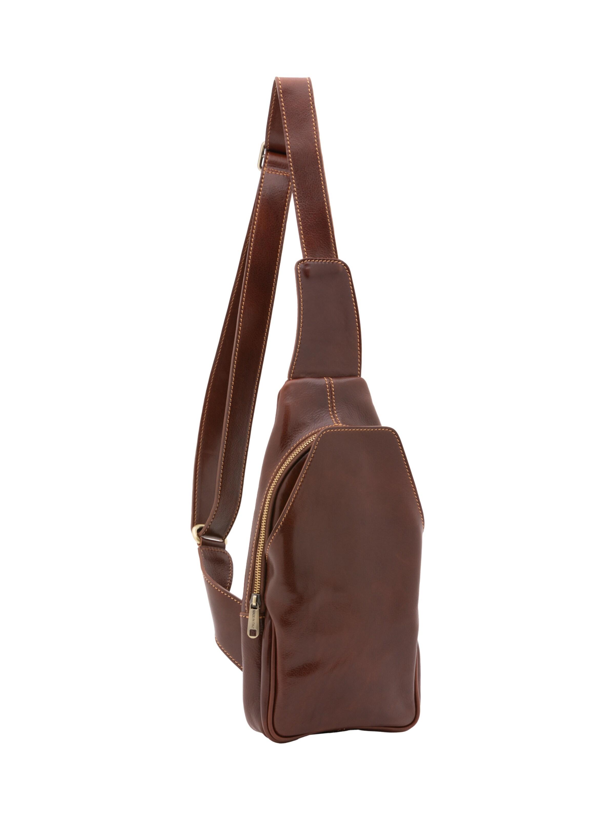 Viola Castellani Crossbody bag in Brown: front
