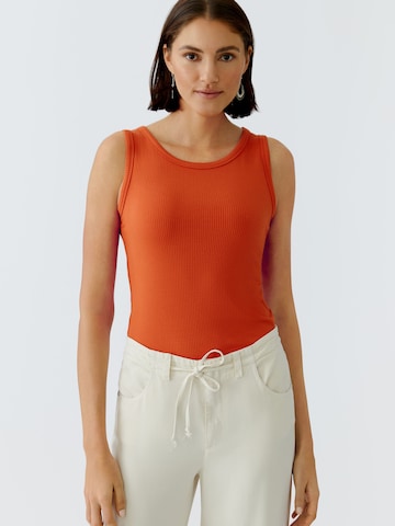 OUI Top 'FILIZ' in Orange: Vorderseite