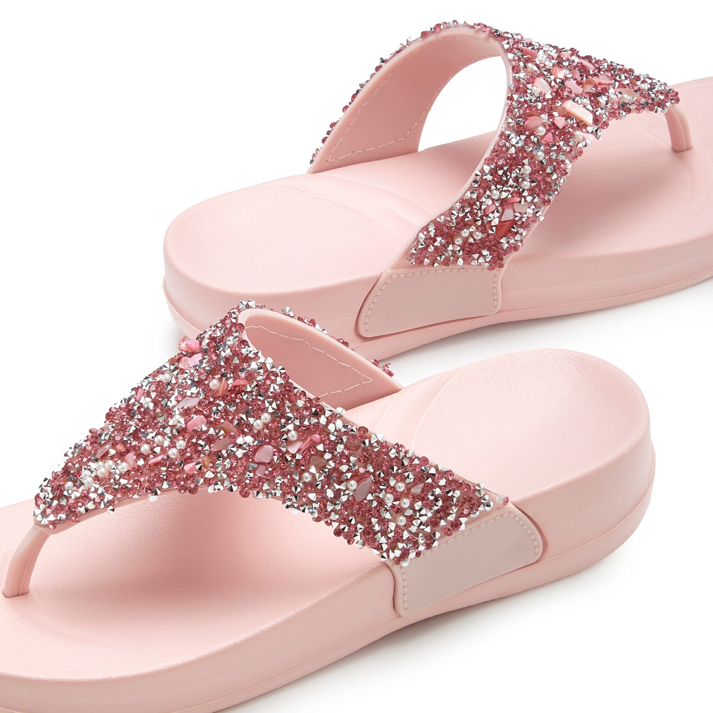 VIVANCE - Zapatos abiertos en rosa