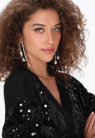 faina - Cárdigan en negro