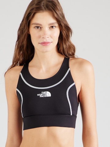 THE NORTH FACE - Bustier Sujetador deportivo 'HAKUUN' en negro: frente