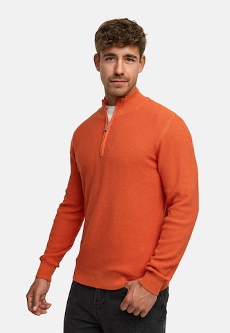 INDICODE JEANS Sweater ' Bull ' in Orange